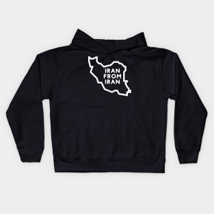 I Ran from Iran Kids Hoodie